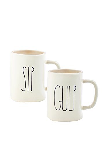 Rae Dunn SIP And Gulp Mug Set By Magenta 0