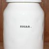 Rae Dunn SUGAR In Typeset Letters Canister Food Storage Container Cookie Jar Sugar Bowl With Sealing Lid By Magenta 0 100x100