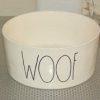 Rae Dunn WOOF Large 6 Ceramic Dog Bowl 0 100x100