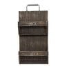 Rae Dunn Wall File Holder 2 Tier Vintage Wooden Inbox And Outbox With Galvanized Steel Wire Document And Paperwork Organization And Storage Mounts To Wall And Doors 0 100x100