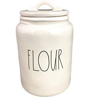 Rae Dunn By Magenta FLOUR In Large Letters Canister 0 300x360