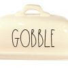 Rae Dunn By Magenta GOBBLE Butter Dish 0 100x100