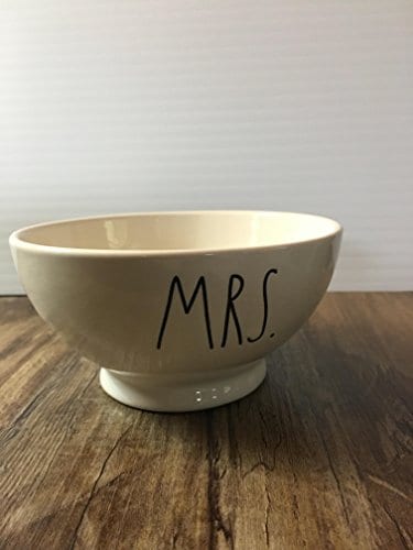 Rae Dunn By Magenta MR MRS Ice Cream Cereal Bowl 0 0