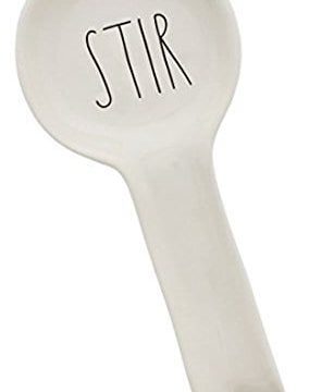 Rae Dunn By Magenta STIR Ceramic Spoon Rest With Back 0 284x360