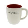 Rae Dunn By Magenta Hand Written OUT OF OFFICE With Red Orange Interior New Style Coffee Mug 0 100x100