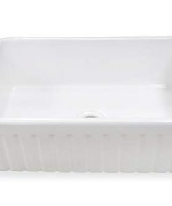 Stria Authentic Fireclay 30 A Front Sink By Moccoa Farmhouse Kitchen White Stria Authentic Fireclay 30 A Front Sink By Moccoa Farmhouse Kitchen White