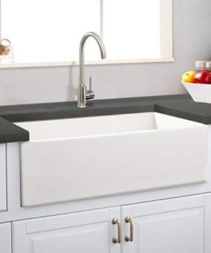 Transolid Fuss361810 Porter Fireclay Undermount Reversible Plain Super Single Bowl Farmhouse Kitchen Sink 36 L X 18 W 10 H White Transolid Fuss361810 Porter Fireclay Undermount Reversible Plain Super Single Bowl Farmhouse Kitchen Sink 36 L X 18 W 10 H White