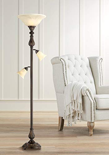 Barnes And Ivy Abbott Tree Torchiere 3 Light Floor Lamp