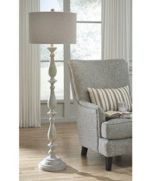 Ashley Furniture Signature Design Bernadate Floor Lamp Vintage Style Whitewash 0 0 300x360