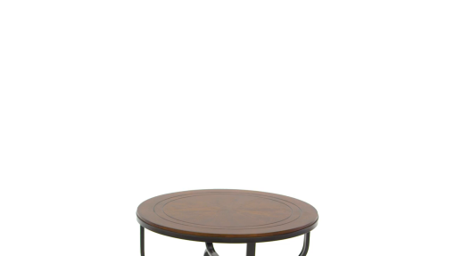 Signature Design by Ashley Ferlin Contemporary Round 3-Piece Table Set with 1 Coffee Table and 2 End Tables, Dark Brown - Image 7