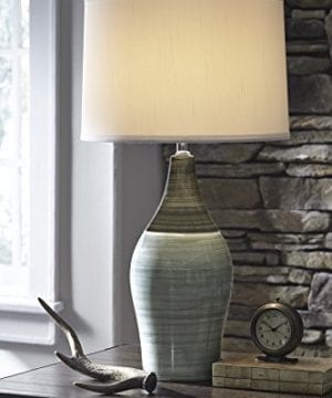 Ashley Furniture Signature Design Niobe Ceramic Table Lamp Set Of 2 MulticoloredGray 0 1 300x360