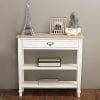 Baxton Studio Dauphine Traditional French 1 Drawer Accent Console Table White 0 100x100