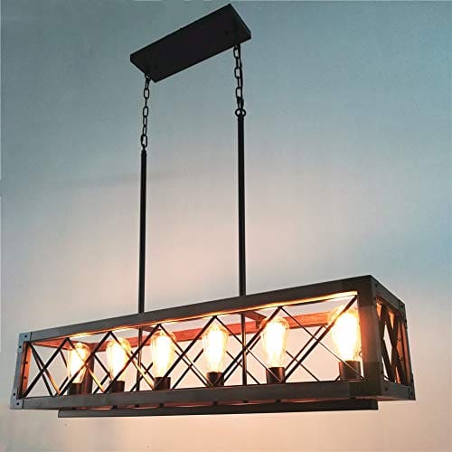 long light fixture for dining room