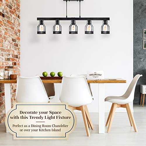 black iron dining room chandelier