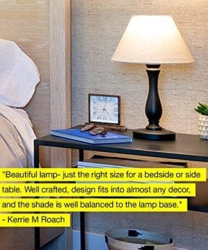 Brightech Noah Led Side Bedside Table Desk Lamp Traditional