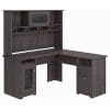 Bush Furniture Cabot L Shaped Desk With Hutch In Heather Gray 0 100x100