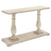 Deco 79 Rectangular Antique White Wood Console Table With Carved Base 48 X 32 0 100x100