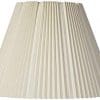 Eggshell Pleated Lamp Shade 9x17x1225 Spider Brentwood 0 100x100