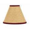 Home Collection By Raghu Burlap Stripe 12 Lampshade Regular Clip Barn Red 0 100x100