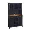 Home Styles 5100 0046 42 Buffet Of Buffets Cottage Oak Wood Top Buffet With Hutch Black Finish 41 34 Inch 0 100x100