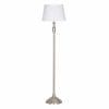 Ravenna-Home-Traditional-Metal-Floor-Lamp-5925H-With-Bulb-Brushed-Nickel-with-White-Shade-0