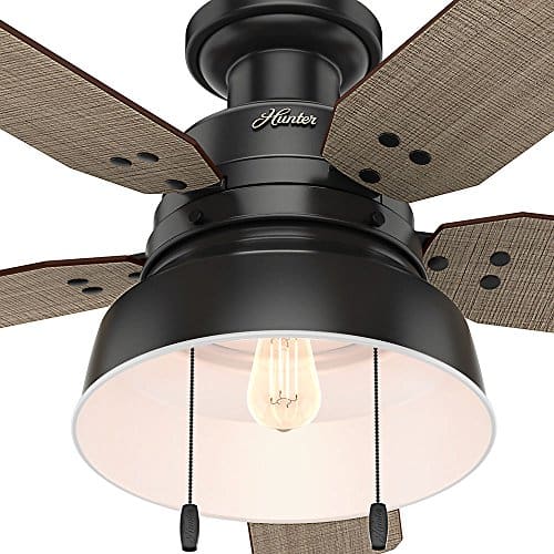 Hunter 59310 Mill Valley 52 Ceiling Fan With Light Large Matte Black 0 4