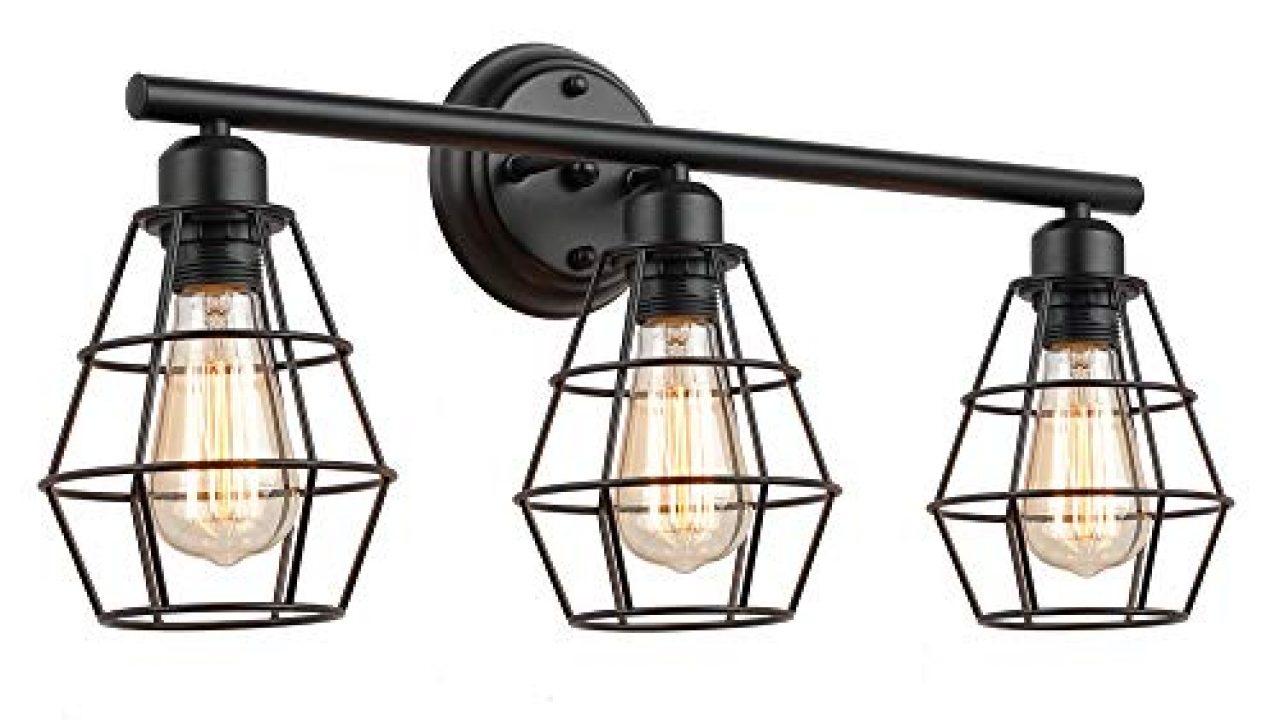 Koonting 3 Light Industrial Bathroom Vanity Light