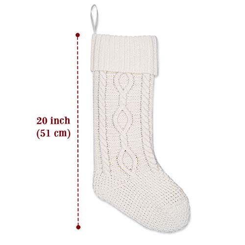  ZOEA 20 Inches Christmas Stockings with Initials