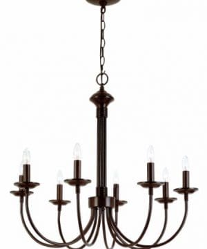 Trans Globe Lighting 9018 ROB Indoor Candle 265 Chandelier Rubbed Oil Bronze 0 300x360