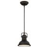 Westinghouse Lighting 63082A Boswell One Light LED Indoor Mini Pendant Oil Rubbed Bronze Finish With Highlights And Frosted Prismatic Lens 0 100x100