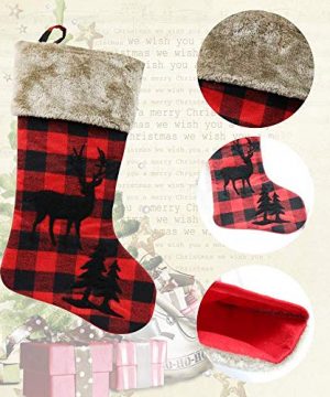 XIANGTAI Personalized Christmas Stockings Home Decoration Gifts For Holiday Party Decorations Gift Set Of 2 0 2 300x360