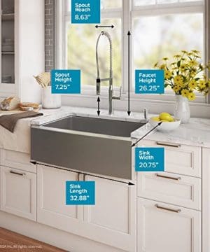 Kraus Khf200 33 1650 41ch Inch Chrome Combo With Single Bowl 16 Kraus Khf200 33 1650 41ch Inch Chrome Combo With Single Bowl 16