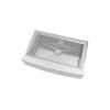 Transolid PUSSF362211 Studio Apron Front Kitchen Sink 355 In L X 22 In W X 11 In H Stainless Steel 0 100x100