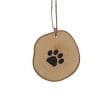 Abnormal Creations Rustic Paw Print Birch Slice Tree Holiday Ornament Gift Packaged 0 100x100