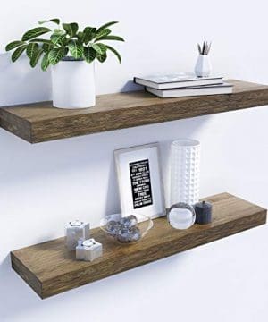 Farmhouse Floating Shelves & Rustic Floating Shelves - Farmhouse Goals