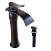 BWE Waterfall Single Lever Commercial Bathroom Sink Vessel Faucet Basin Mixer Tap Oil Rubbed Bronze 0 100x100