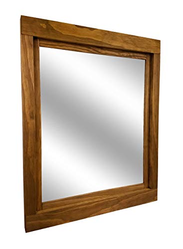 Farmhouse Framed Wall Mirror, 20 Stain Colors - Large Wall Mirror, Vanity Mirror, Bathroom Mirror, Rustic Decor, Bathroom Vanity Mirror, Farmhouse Bathroom Decor, Large Mirror - Driftwood - Image 3