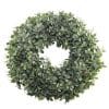 NAHUAA Boxwood Wreath For Front Door Decor 17 Inches Artificial Greenery Wreath Farmhouse Garland Home Office Housewarming Gift Greenery Decorations 0 100x100