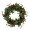 Northlight 24 Rustic Red Jingle Bell Berry And Pine Cone Artificial Christmas Wreath 0 100x100