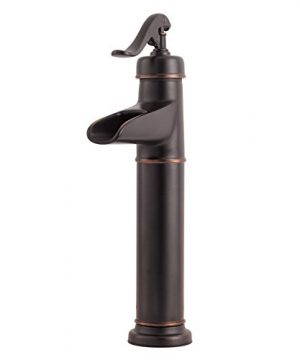 Pfister LFM40YP0Y Ashfield Single Control Vessel Bathroom Faucet In Tuscan Bronze Water Efficient Model 0 300x360