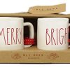 Rae Dunn By Magenta Merry Bright Ceramic LL Red Letter Mini Mug Christmas Tree Ornaments 0 100x100