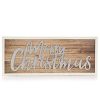 ReLive Decorative Expressions 11x27 Decorative Wooden Sign Merry Christmas Shimmer 0 100x100