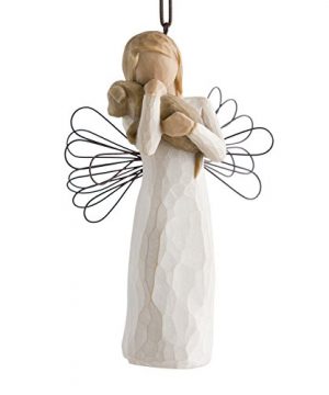 Willow Tree Hand Painted Sculpted Ornament Angel Of Friendship 0 300x360