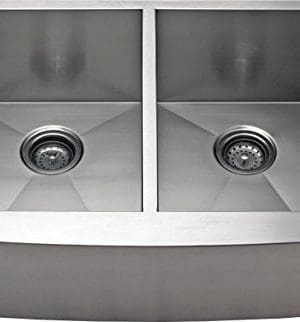 30 Apron Farmhouse Equal Double Bowl 16 Gauge Kitchen Sink 0 300x322