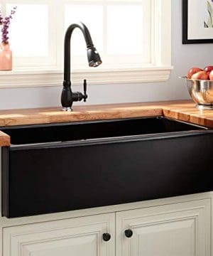 Signature Hardware 420795 Dorhester 36 Single Basin Fireclay Reversible Farmhouse Sink With Smooth Apron 0 300x360