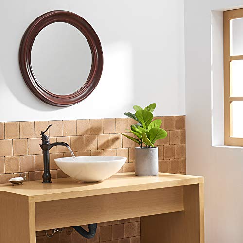 BWE Commercial Waterfall Bathroom Vessel Sink Faucet Deck Mount Tall Body Single Handle One Hole Oil Rubbed Bronze 0 1