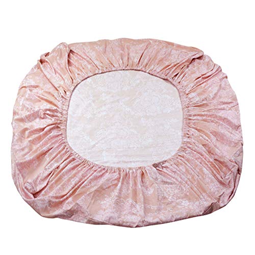 Brandream Full Size Sheets Cotton Set Farmhouse Bedding Sets Damask Sheets Set Blush Pink Bed Sheet Set Deep Pockets 18 Inch 0 4