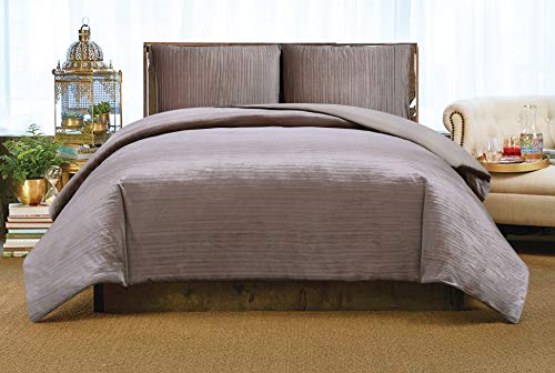 Christian Siriano Crinkle Luster Velvet Comforter Set Full Queen