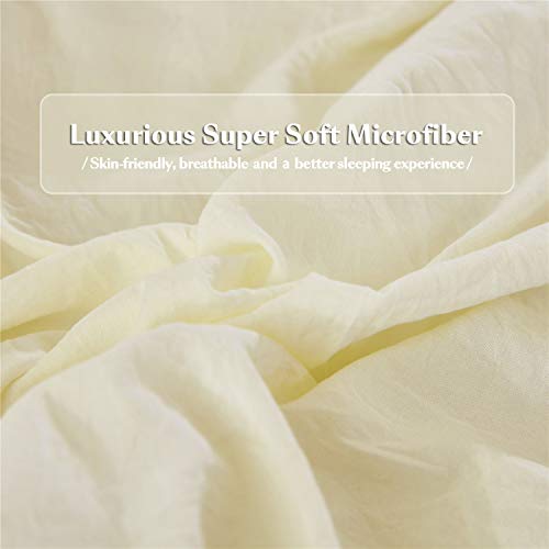 Hig Pinch Pleated Comforter Set King Ivory Lace Ruffled Super