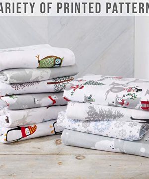 Home Fashion Designs Flannel Sheets Twin Winter Bed Sheets Flannel Sheet Set Snowflakes Flannel Sheets 100 Turkish Cotton Flannel Sheet Set Stratton Collection Twin Snowflakes 0 1 300x360
